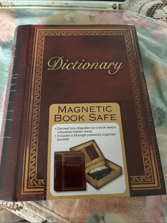 Other - Dictionary Magnetic Book Safe - Brown